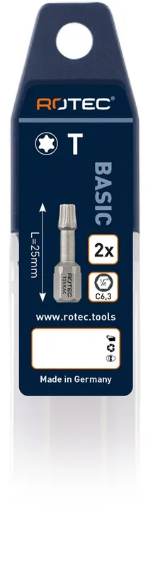 TORSIONBIT BASIC, C6.3, T 20X25, CONISCH
