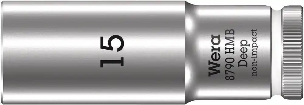 8790 HMB DEEP HAND- EN MACHINEDOP MET 3/8" AANDRIJVING, 15 X 64 MM