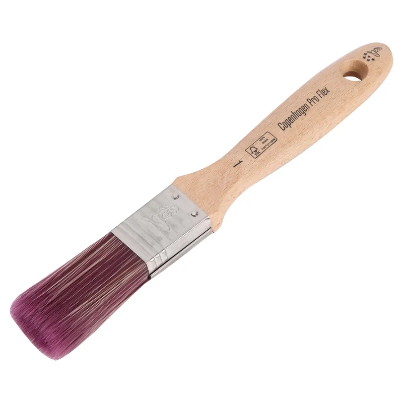 COPENHAGEN PRO FLEX PLATTE KWAST - MAAT 1 - SYNTHETISCH HAAR - FSC® HO