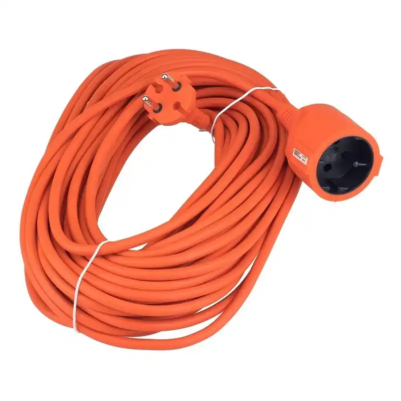 TUINVERLENGSNOER 2X1 12 METER ORANJE