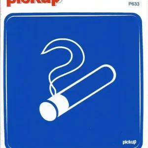 STICKER ROKEN TOEGESTAAN PICTO 100X100 MM