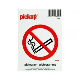 STICKER VERBODEN TE ROKEN PICTO 100X100 MM
