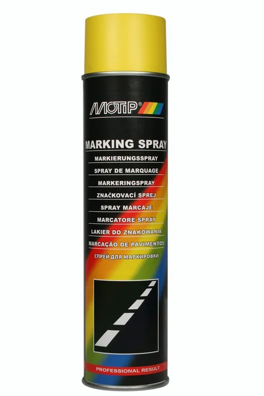 MARKERINGSPRAYS VOOR HANDMATIG GEBRUIK GEEL