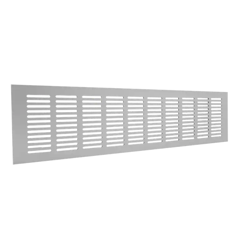 VENTILATIESTRIP, ALUMINIUM, EXTRUSIE, 100 MM - GEANODISEERD - LUCHTDOO