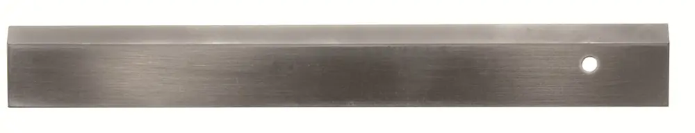 WERKPLAATSLINIAAL 1000X40X5MM MET FACET, VERZINKT EN GEPOLIJST