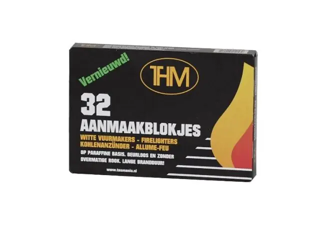 AANMAAKBLOKJES THM WIT PARAFFINE 32 STUKS
