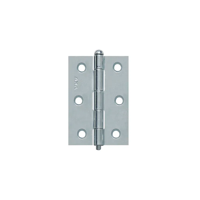 ONGELAGERD SMAL SCHARNIER/76X45X1.6/RECHTHOEK/STAAL VERZINKT