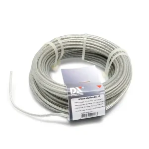 WKB.020 / WASLIJNDRAAD 20 MTR PVC TRANSPARANT