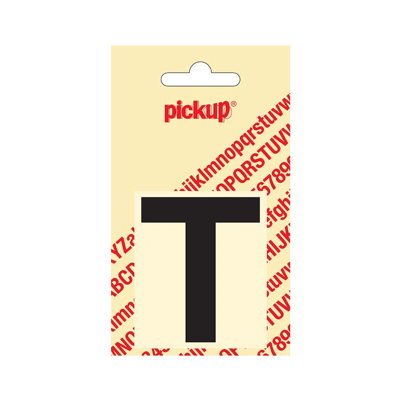 PLAKLETTER HELVETICA 60 MM ZWART T