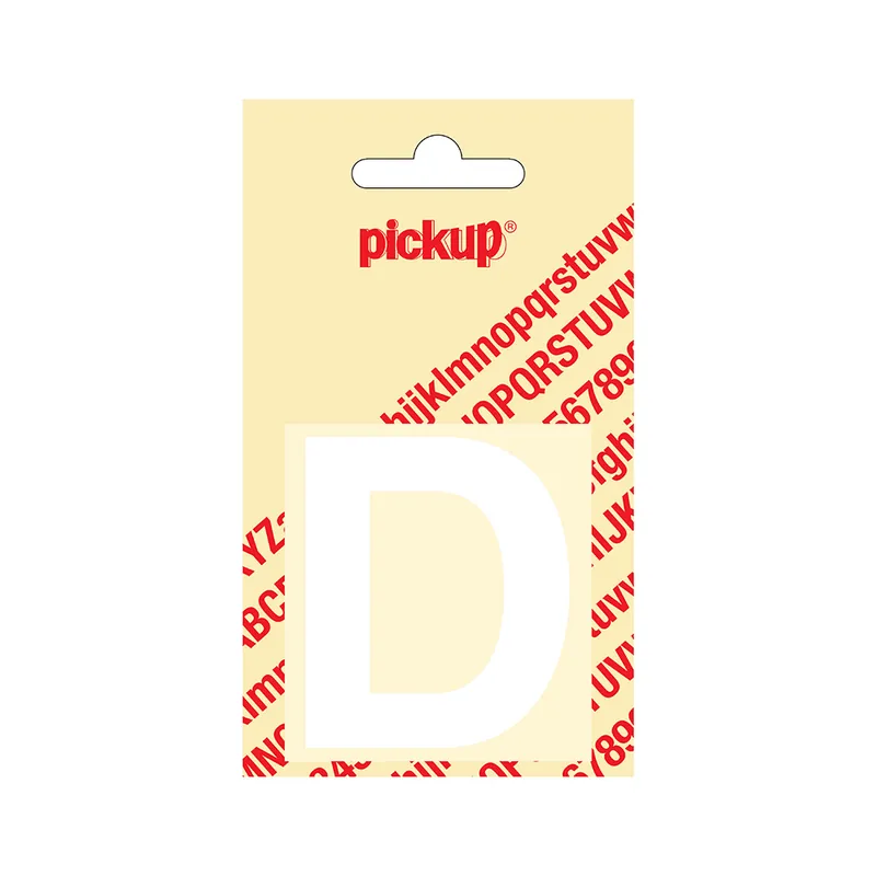PLAKLETTER HELVETICA 60 MM WIT D