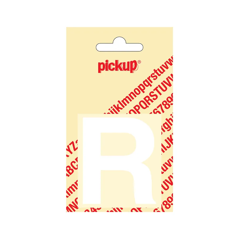 PLAKLETTER HELVETICA 60 MM WIT R