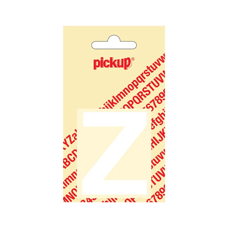 PLAKLETTER HELVETICA 60 MM WIT Z