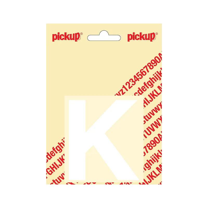 PLAKLETTER HELVETICA 80 MM WIT K