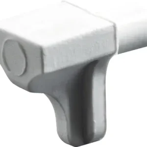 SCHAPDRAGER,KUNSTSTOF,WIT 8 MM