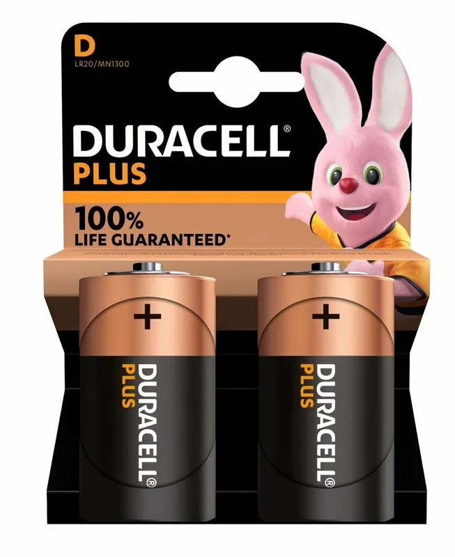 DURACELL PLUS D LR20 - MN1300 - BP2