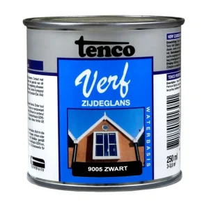 TENCOVERF ZG 9005 ZWART 0,25 WATERBASIS