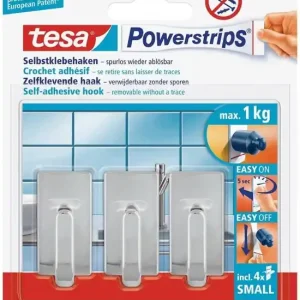 TESA POWERSTRIPS® SMALL CLASSIC CHROOM