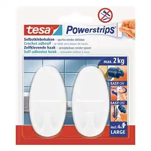 TESA POWERSTRIPS® LARGE OVAAL WIT