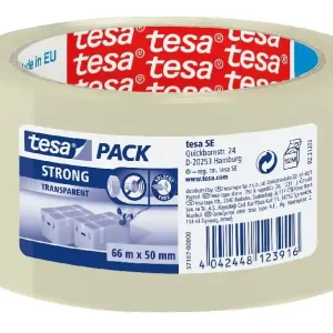 TESA VERPAKKINGSTAPE STRONG 66MTR 50MM TRANSPARANT