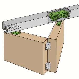 HF25/12-VERPAKTE HUSKY FOLDING SET, 1200M STAAL - 25KG