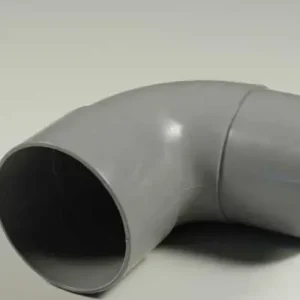 PVC Bocht 90° grijs, mof/spie