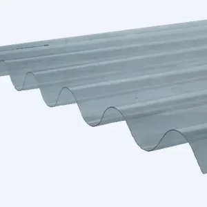 Polycarbonaat golfplaat lichtdoorlatend, type 177/51, 1.53m, Enkelwandig