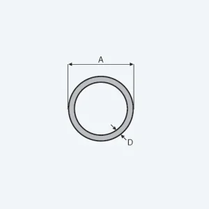 Thermisch verzinkte buis, 60.3 x 1.75mm