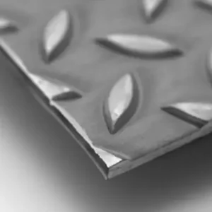 Tranenplaat staal, 2000x1000x3 mm, onbehandeld