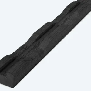 Ventilatielat 21 x45 mm, Zwart geïmpregneerd