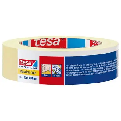 1009782 - 4323 MASKING TAPE 50M X 30MM