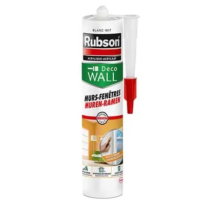 1046431 - RUBSON MUREN & RAMEN ACRYLAAT WIT 280ML