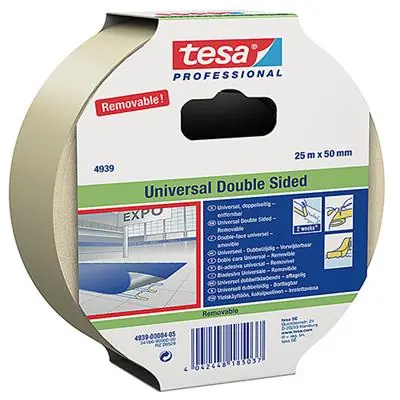 1059200 - TAPIJTTAPE VERWIJDERBAAR 25M/50MM