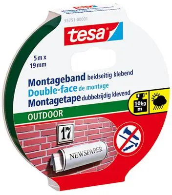 1002809 - TESA MONTAGETAPE OUTDOOR 5M