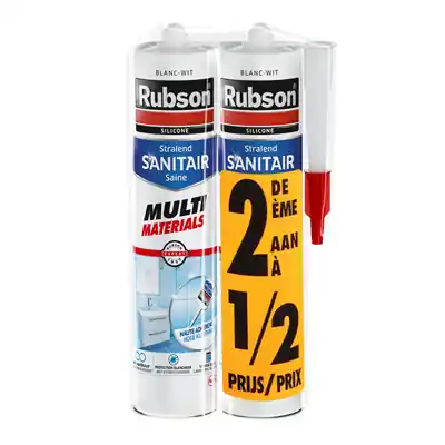 1062326 - RUBSON DUOPACK SANITAIR MULTI MATERIALS 2E 1/2 PRIJS