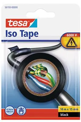 1001725 - TESA ISOLATIET.10MX15MM ZWART