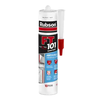 1064690 - RUBSON FT101 SANITAIR WIT 280ML