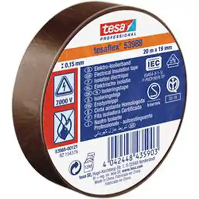 1064608 - TESA SOFT PVC TAPE 20M:19MM BRUIN