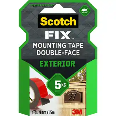 1071492 - SCOTCH-FIX EXTERIOR MOUNTING TAPE 411-1915-P 19MM X 1,5M