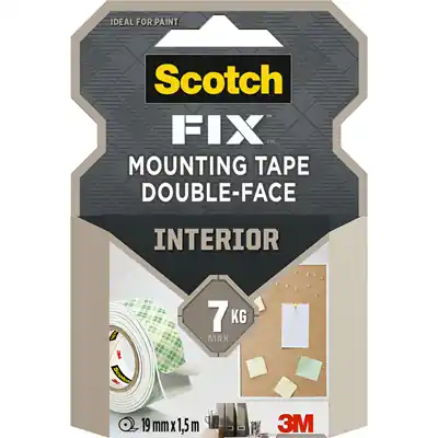 1071421 - SCOTCH-FIX™ INTERIOR MONTAGE TAPE 19MMX5M, 1 ROL/PAK