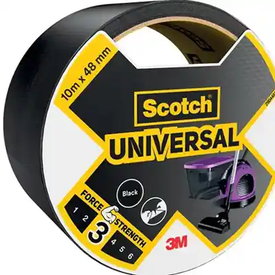1077713 - SCOTCH UNIVERSAL DUCT TAPE 2904 BLACK 10MX48MM