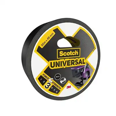 1077699 - SCOTCH UNIVERSAL DUCT TAPE BLACK 48MMX50M