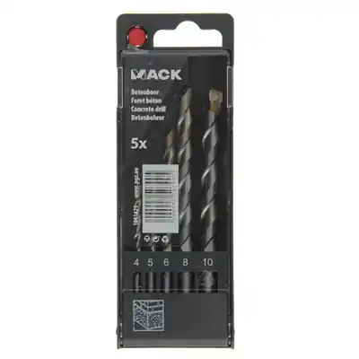 1011629 - BETONBOOR DIN 8039 MACK SET 5 DELIG 4-10MM