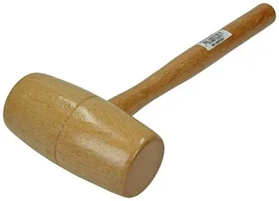 1010779 - RONDE HOUTEN HAMER + STEEL 80MM