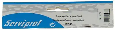 1015270 - SET TOUW ROOD/WIT + SISAL TOUW200GR
