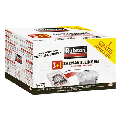 1064719 - RUBSON VOCHTOPNEMER NAVULLING 3 + 1 GRATIS