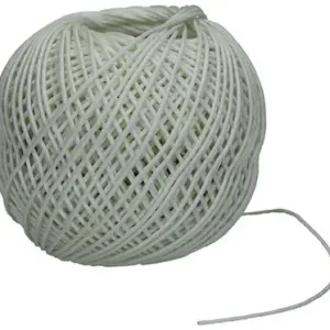 1014173 - KEUKENBINDTOUW GEBLEEKT VLAS 1MM CA 65M