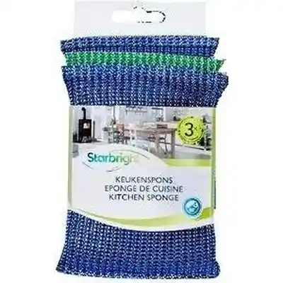 1063299 - KEUKENSPONS 3 STUKS SB 12,5X9,5CM