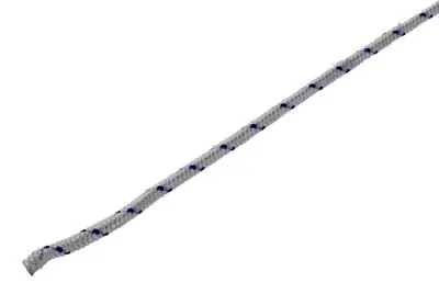 1014930 - PP GEVLOCHTEN WIT/BLAUW STRENG2MM 20M