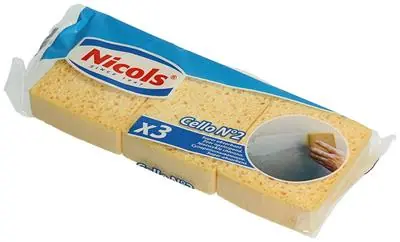 1054091 - NICOLS VEGETALE SPONS N°2 BEIGE X3