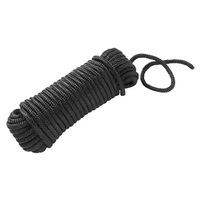 1072118 - PP GEVLOCHTEN ZWART STRENG 8MM 15M